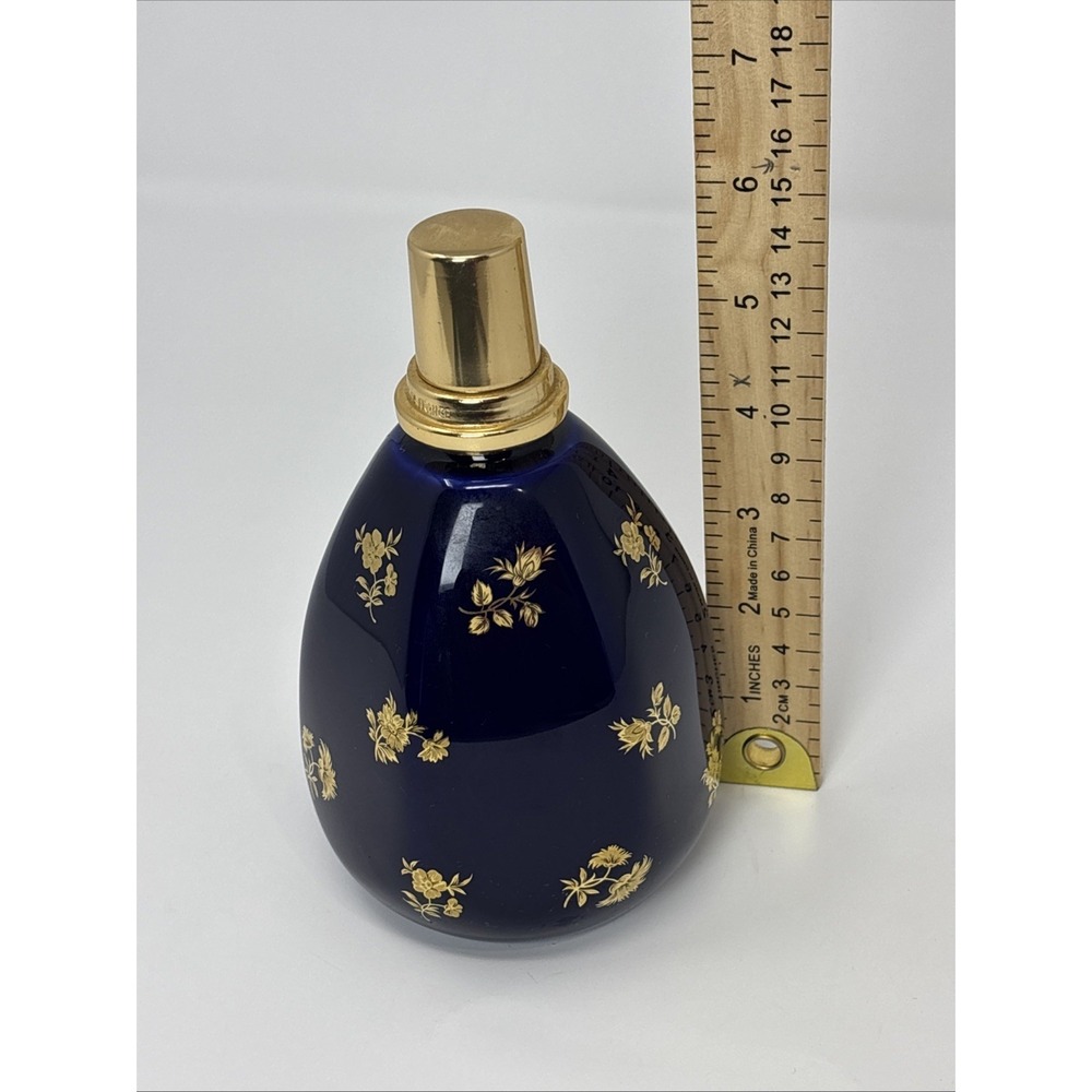 Artoria Limoges Cobalt Blue/Gold Porcelain Fragrance Lamp France, Paris Vintage! - Picture 7 of 9